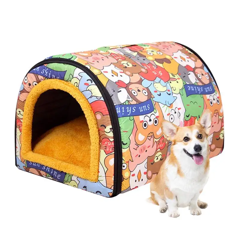 Outside Cat House Weatherproof Warm Feral Cat Shelter For Winter Insulated Cat Beds For Cold Weather Pet House For Outside