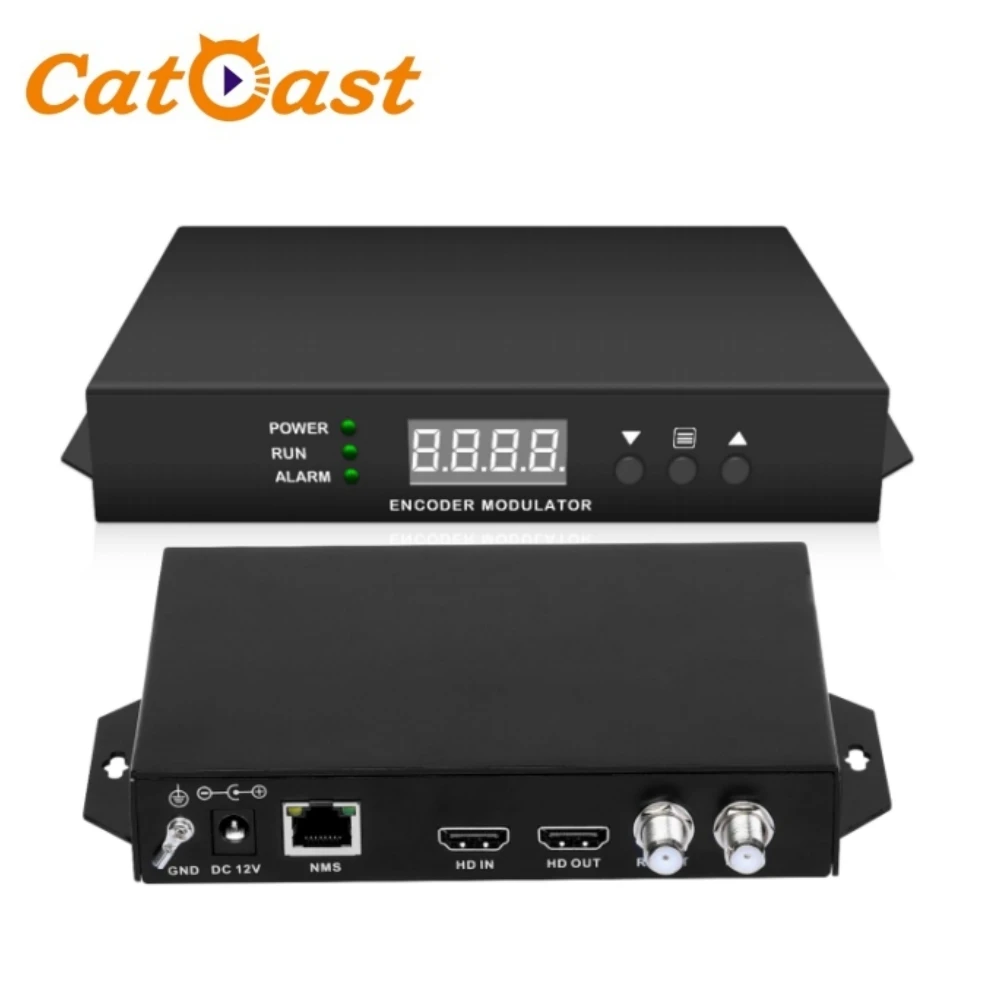Système de télévision numérique de petite forme, 1 canal Hdmi vers ATSC DVB-C, modulateur d'encodeur RF