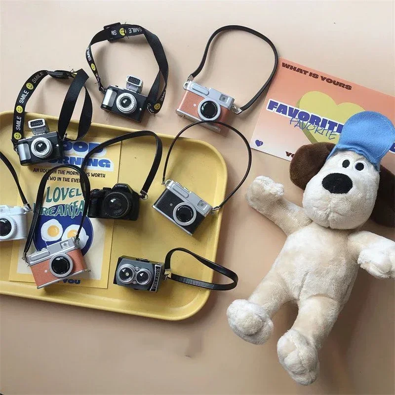 Digital SLR Camera Dollhouse Accessory for Labubu Plush Dolls Kid Toy