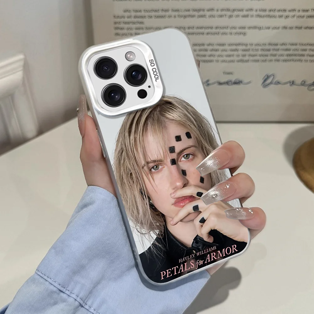 المغني H-Hayley ويليامز ألبوم جراب هاتف آيفون 12 11 13 14 15 16 17 ماكس برو بلس غطاء حماية صغير IMD اللون #5