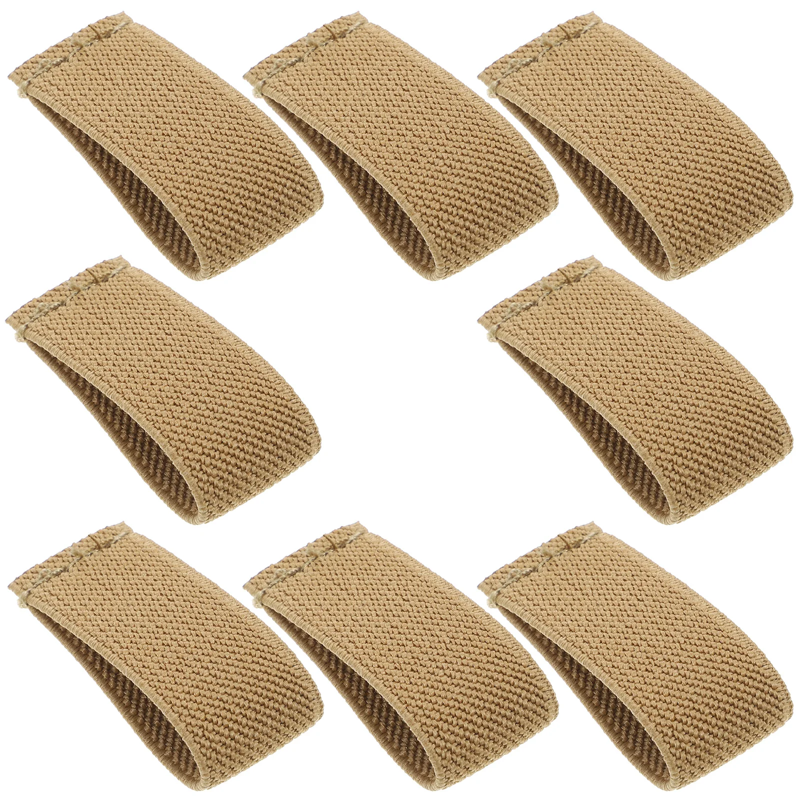 

8pcs Belt Keepers Harness Strap Loops Nylon Webbing Retainers for Backpacks Duty Accessories Outdoor Lightweight Portable