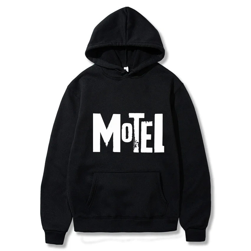 Motel Band Rock Mexico Pullover Classic Cozy Fleece Men's and Women's Long-sleeved Hoodie Couple Street Fashion Streetwear Y2k