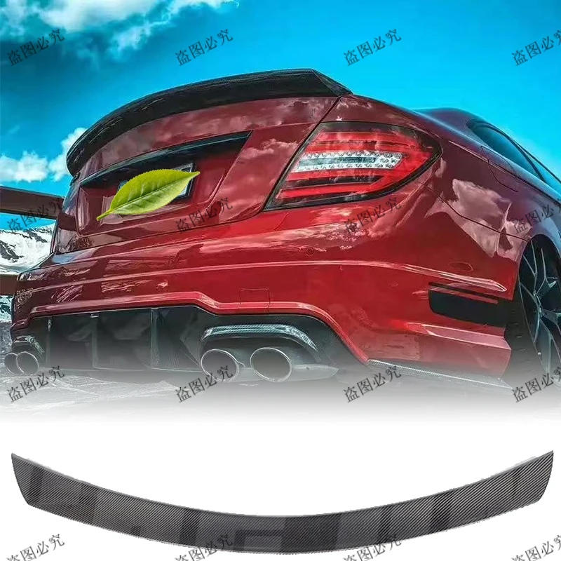 For 2007-2014 Mercedes Benz C-Class 2-door W204 C180 C200 C220 C260 C300 C63 Trunk Lid Spoiler Wings Car Accessories