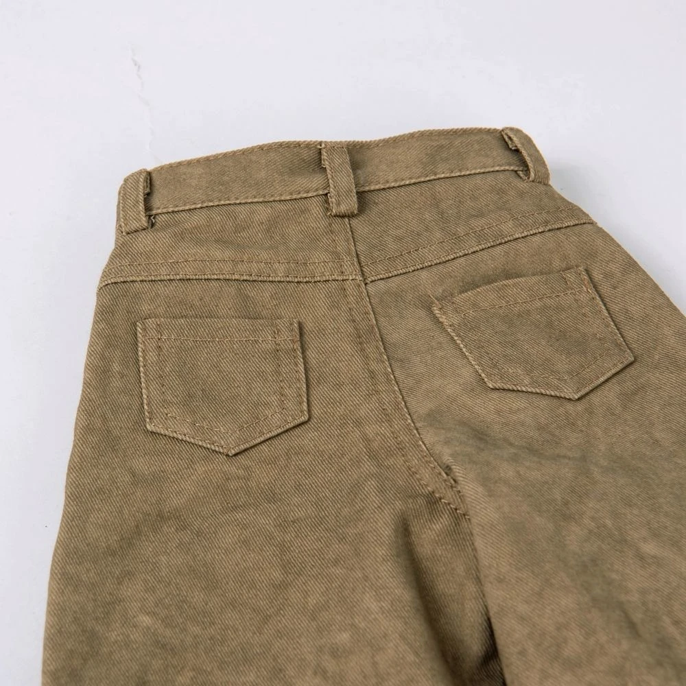 1/3 roupas de boneca cabem para 75cm masculino bjd boneca solta perna larga jeans vestir-se jogar casa menina brinquedos moda boneca acessórios, sem boneca