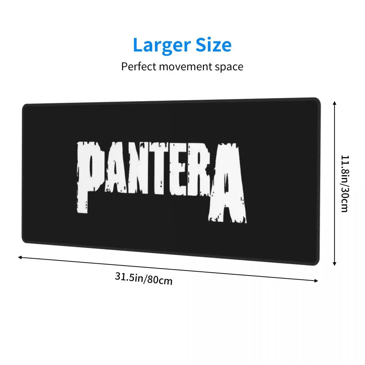Large Mouse Pad Pantera Heavy Metal Band Music Gamer PC Laptop Mats Keyboard Carpet Computer Gaming Office Accessories Desk Mat