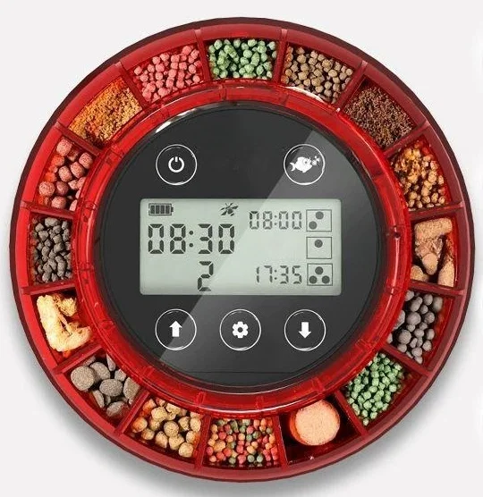 

Hot Sale Smart Feeder Fish Artifact Timed Fish Tank Feed Automatic Food Feeding for TurtleS and Fish