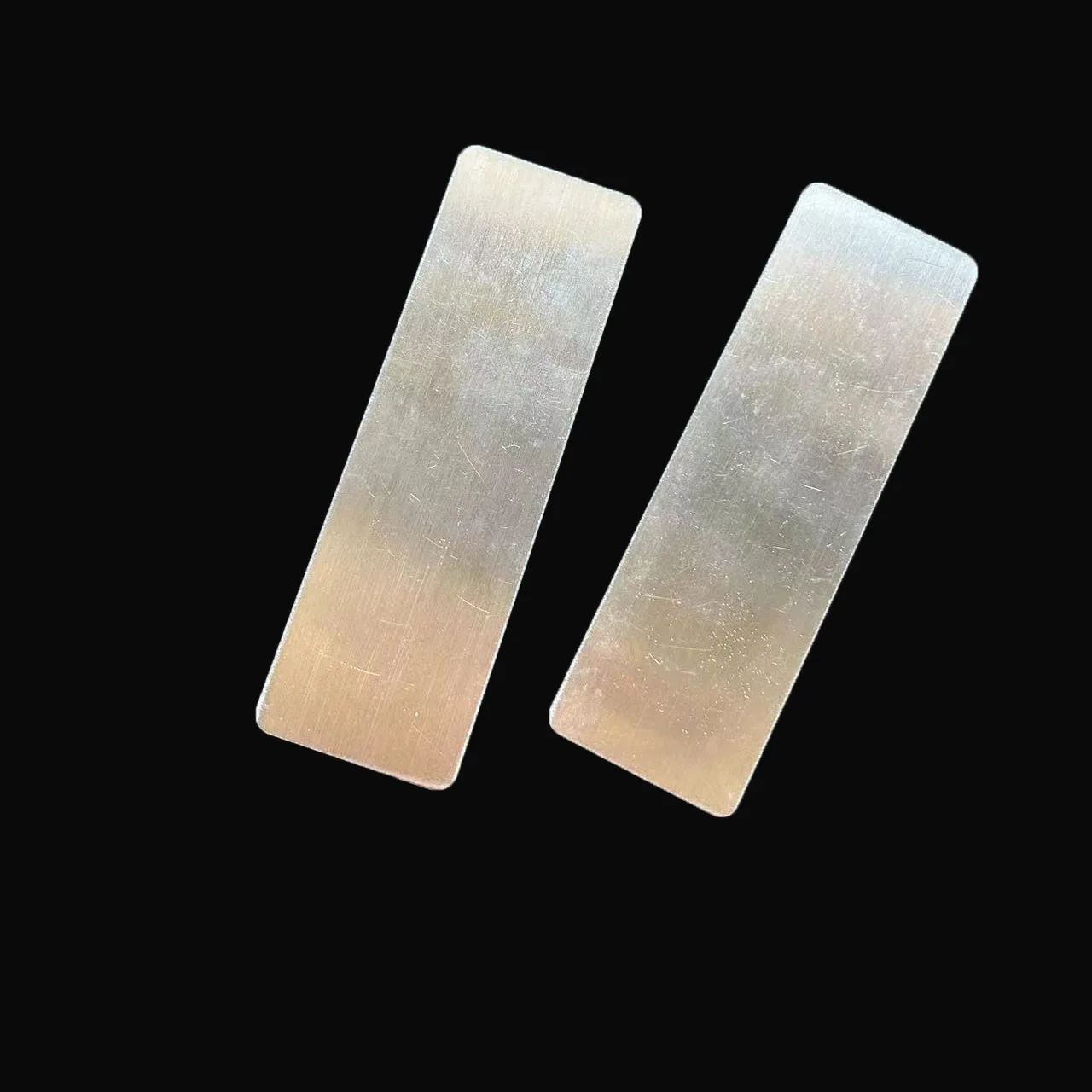 

2Pcs rectangle Shape Metal Base Professional Nail File Permanent Metal Scraps for Disposable Pads