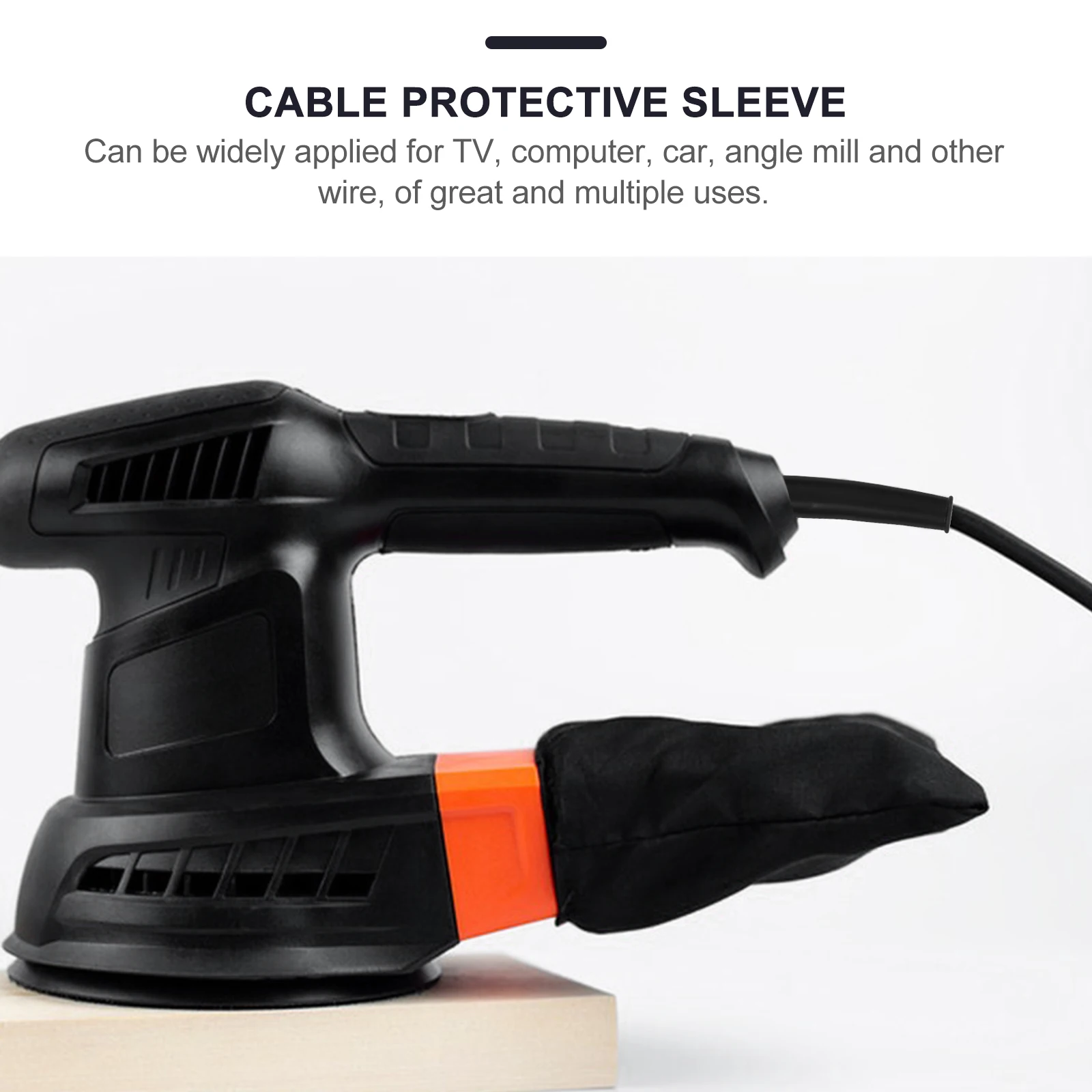 

20Pcs Rubber Cable Sleeve Cord Organizer Durable Protective Cord Management for Electronic Wire Cable Protection