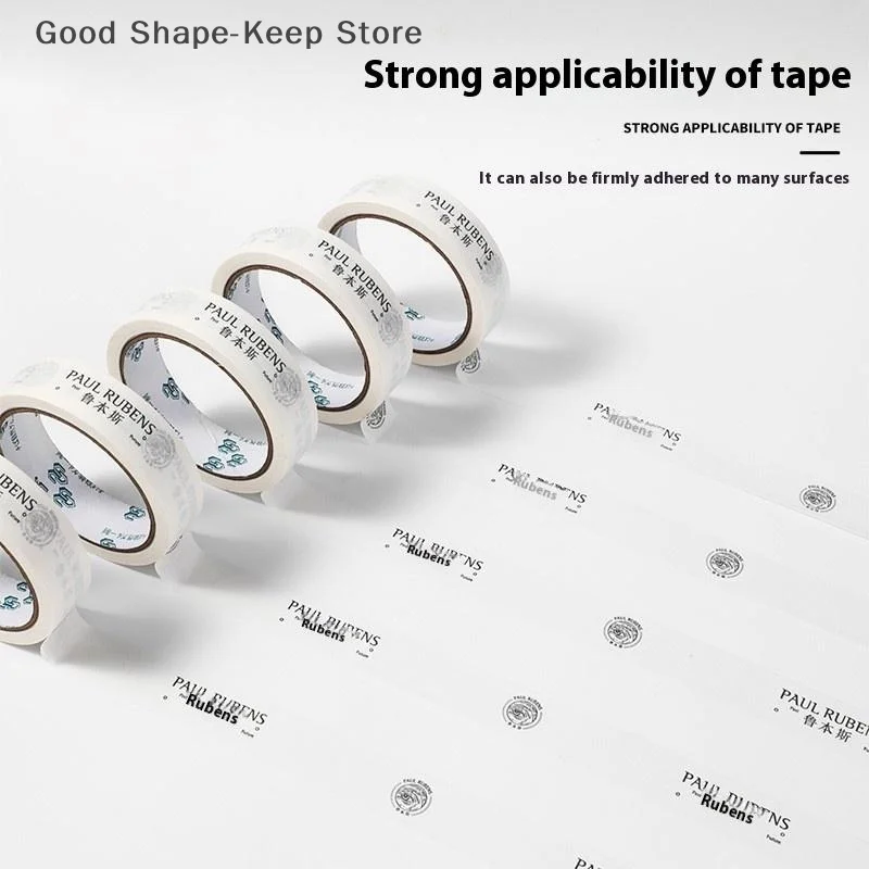 1PC Rubens Watercolor Masking Tape 25mmx20m Lakban untuk Sketsa Lukisan Cat Minyak Seniman Washi Tape Fiksasi Sketsa Lakban Tanpa Jejak