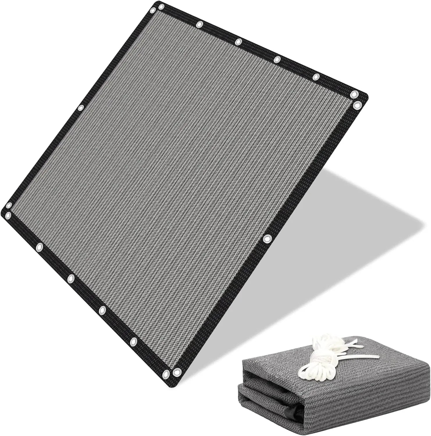 

90% Sun Shade Fabric with Grommets for Patio Garden Pergola Privacy Screen Canopy Cover