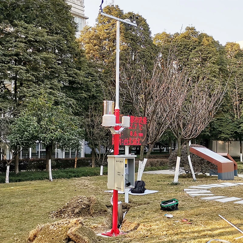 Campus weather station popular science meteorometer solar 4G automatic weather station cloud data can be checked by mobile phone