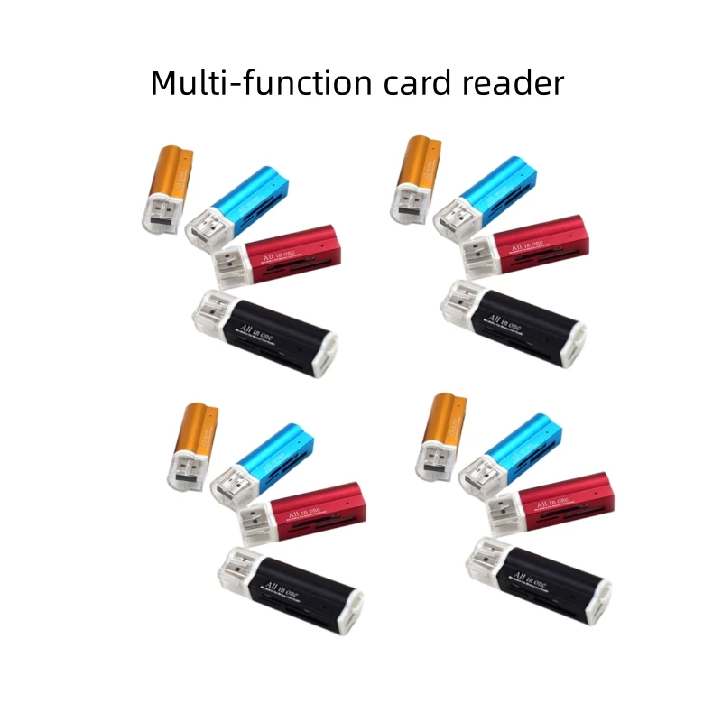 

1 шт. мульти-в 1 адаптер для чтения карт памяти Micro SD USB 2,0 для устройств чтения карт памяти Microsd SDHC TF M2 MMC MS PRO DUO