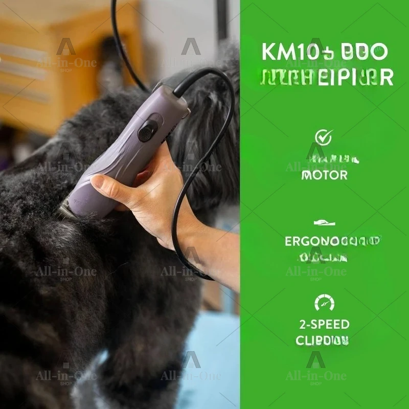 For KM10 Pet Hair Clipper Professional Dog Cat Grooming Trimmer Corded Electric Shaving Tool for Pets Shop Use 1 pcs