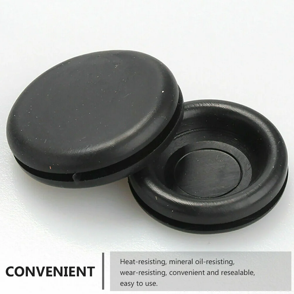 

200Pcs Rubber Grommet Firewall Hole Plug Electrical Wire Gasket Heat Oil Wear Resistant Easy Install Set Rubber Grommet