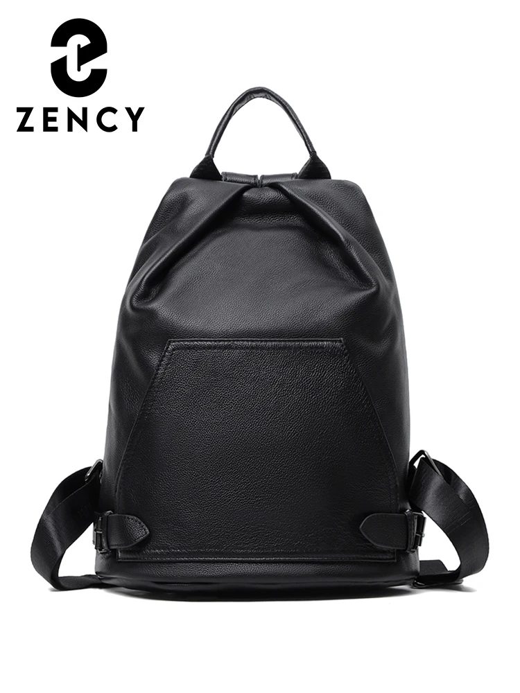 

Zency New Top Women's Genuine Leather Bags Anti Theft Large School Bag Female Travel Shopper A4 Satchel Designer Backpack