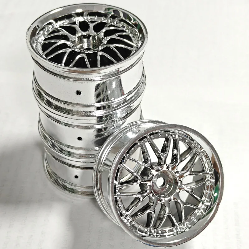 

4pcs 1/10 RC Drift Wheel Hubs (Rims) - Compatible with Tamiya XV02, Traxxas, Kyosho, HPI, HSP, Sakura, RedCat - Plastic