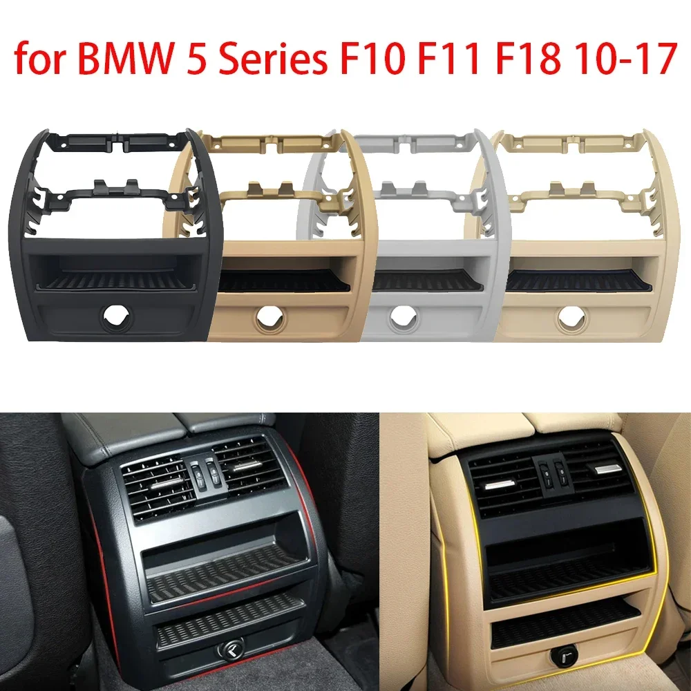 

Panel Cover Outer Frame of Rear Air Conditioning Outlet Rear Air Conditioning Vent Grille for BMW 5 Series F10 F11 F18 2010-2017