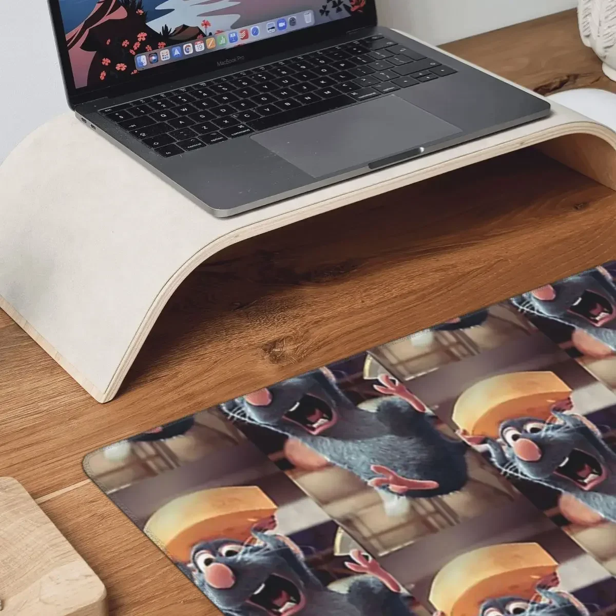 راتاتوي لوحة ماوس كبيرة لوحة مفاتيح الكمبيوتر ماوس حصيرة ألعاب الكمبيوتر المحمول حصيرة مكتبية ملحقات المكتب مفارش الطاولة