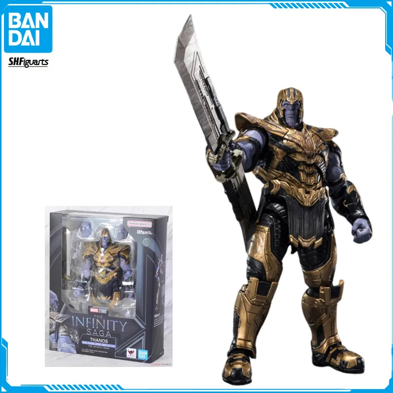 

In Stock Bandai S.H.Figuarts Avengers: Endgame Thanos Original Anime Figure Model Toys for Boys Action Figures Collection Doll