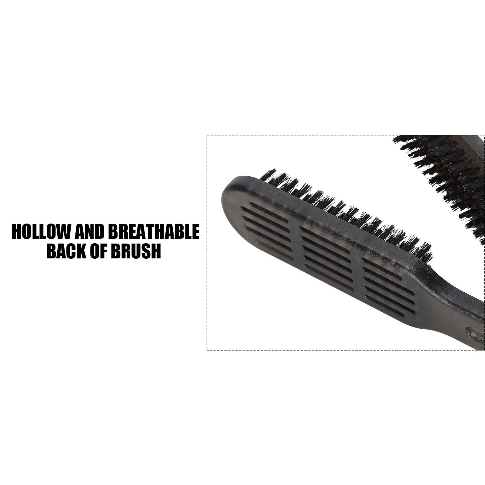 Dual-Sided Hair Straightening Brush - Heat-Resistant, Anti-Static Styling Tool for home Use - Perfect for girls