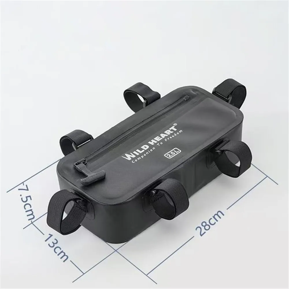 2.5L Motorcycle Side Tool Bag Waterproof Motorbike Frame Package Hanging Bag Universal Tool Bag For Harley BMW Yamaha Honda view 2