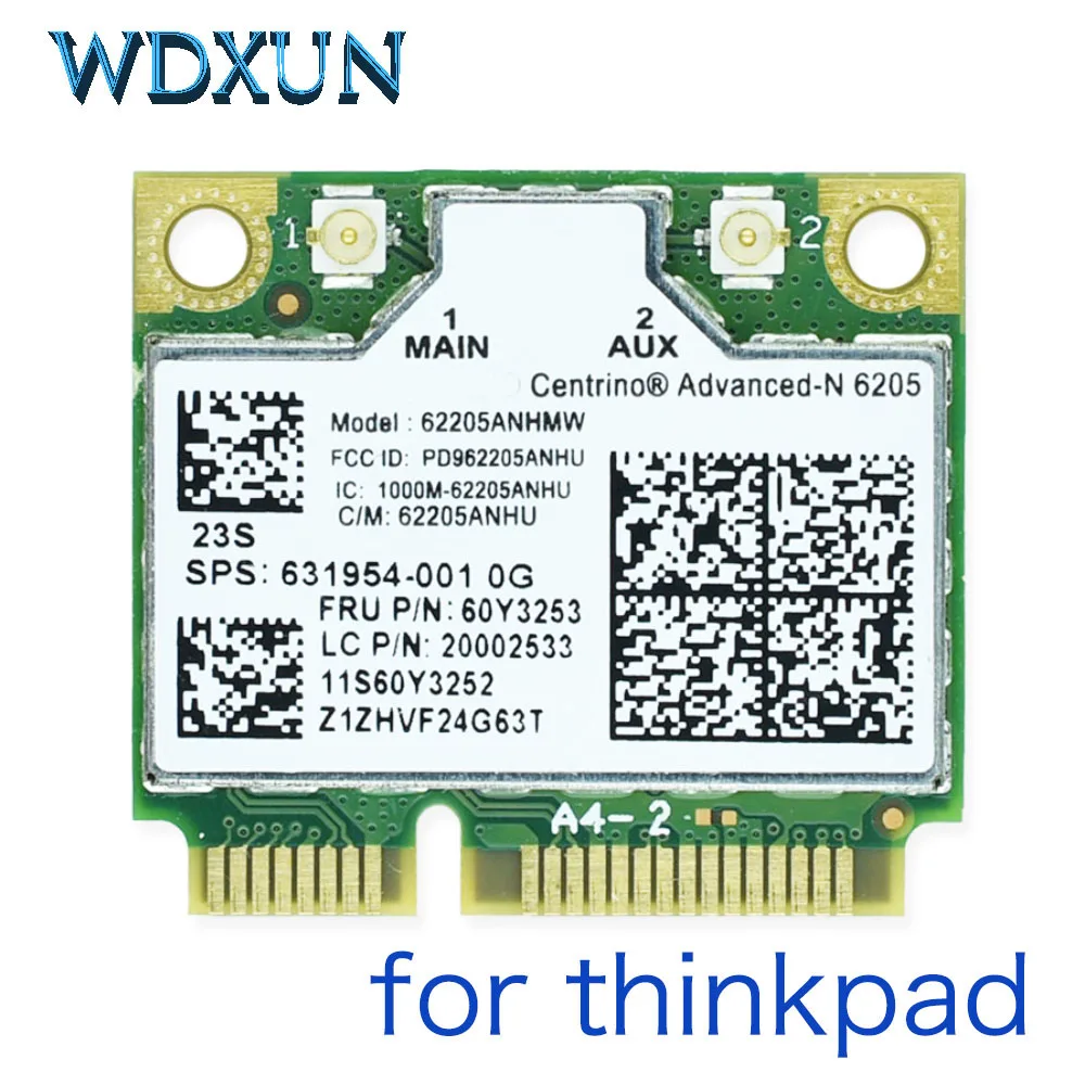 Untuk 6205AN Centrino Advanced-N 6205 62205ANHMW FRU 60Y3253 300M 5G Kartu Jaringan Nirkabel WiFi untuk x220 x230 L420 L520