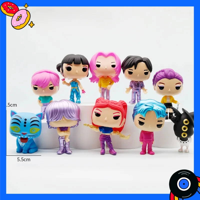 Kpop demon jagers figuur k pop demon jagers cijfers huntrix speelgoed derpy tijger rumi mira zoey emmer beeldje ornamenten