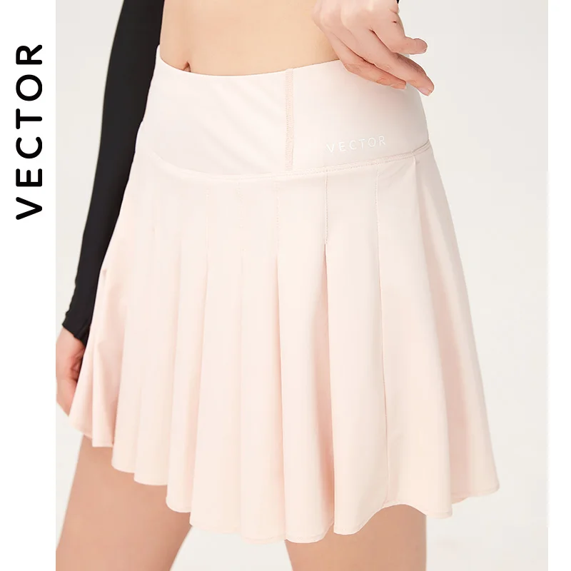 VECTOR Women Jk Sexy Pleated Skirt Fashion High Waist White Mini Skirt Elegant Preppy Style Female A-Line Dance Skirt Summer New