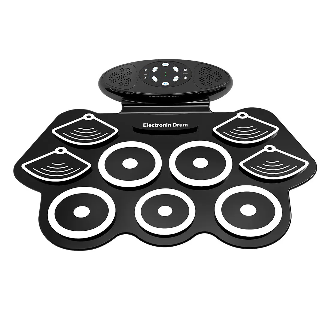 Hand-Rolled USB Digital Jazz Drum Thickened Silicone Portable Percussion Instrument Aluminum Drum Chamber Wholesale Cross-Border