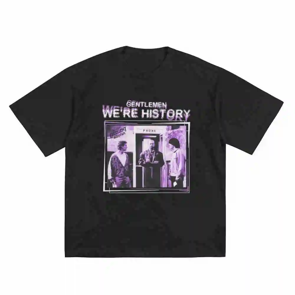 Bill And Ted Gentlemen We're History Short Sleeve Tee 100% Cotton T-Shirt