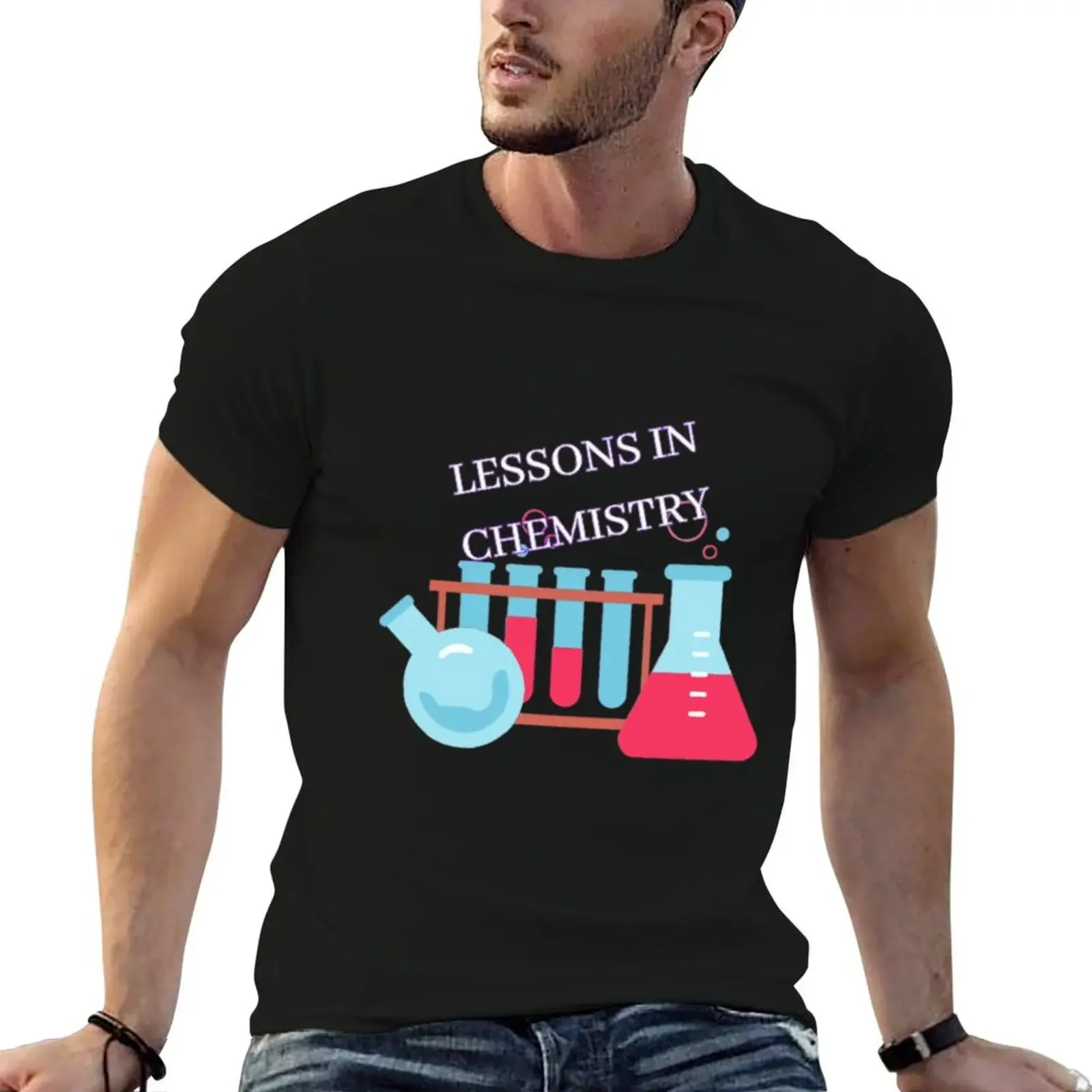 

Lessons In Chemistry T-Shirt funny costumes Clothing baggy shirts t shirts for men cotton