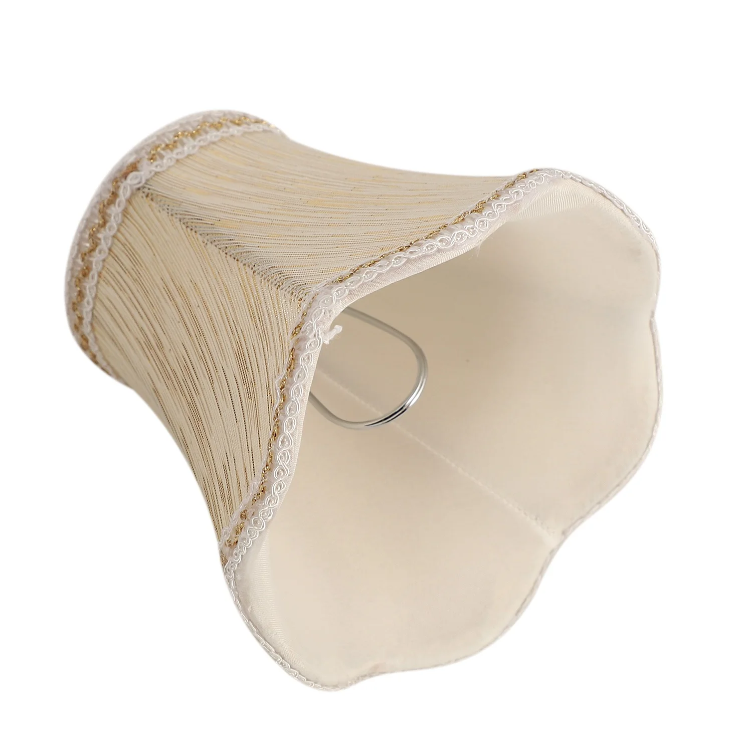 

VOFUN-Set Of 6 Chandelier Shades,ONLY For Candle Bulbs,Clip-On Fitter Lamp Shades