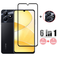 Full Cover Glass For Realme Note 50 Tempered Glass Realme Note 50 Screen Protector Protective Phone Lens Film For Realme Note 50