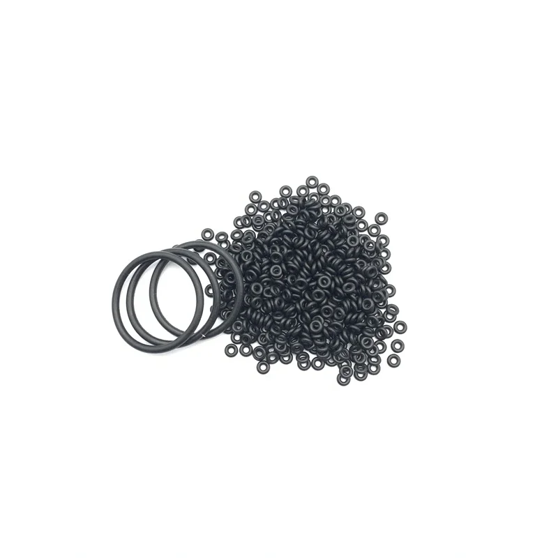 600pcs/Pack Black O Ring Gasket CS 1.5mm OD 52mm NBR Automobile Nitrile Rubber Round O Type Corrosion Oil Resistant Seal Washer