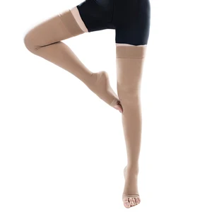 Legbeauty 34-46mmHg Pflege elastischer medizinischer Kompression halb auf Knieklasse 3 Zucht Hexenform Varicosa Varicosa SEINE VENE 6 Hauptverkäufe Krankenpflege Garrote - №5