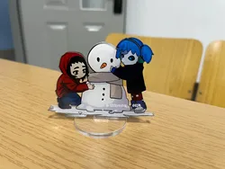 sally face Gift Toy Figures Acrylic Stand Anime Model Action Figure Ornament Accessories Models Desktop ornaments