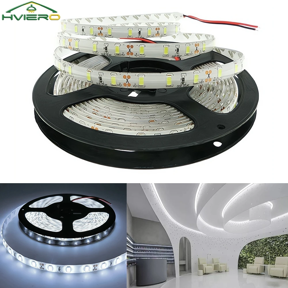 

300LED Strip Lights 5630 SMD Flexibles Ribbon IP65 Waterproof Lamps Tape Diodes Warm White Ceiling Decoration Landscape Lighting
