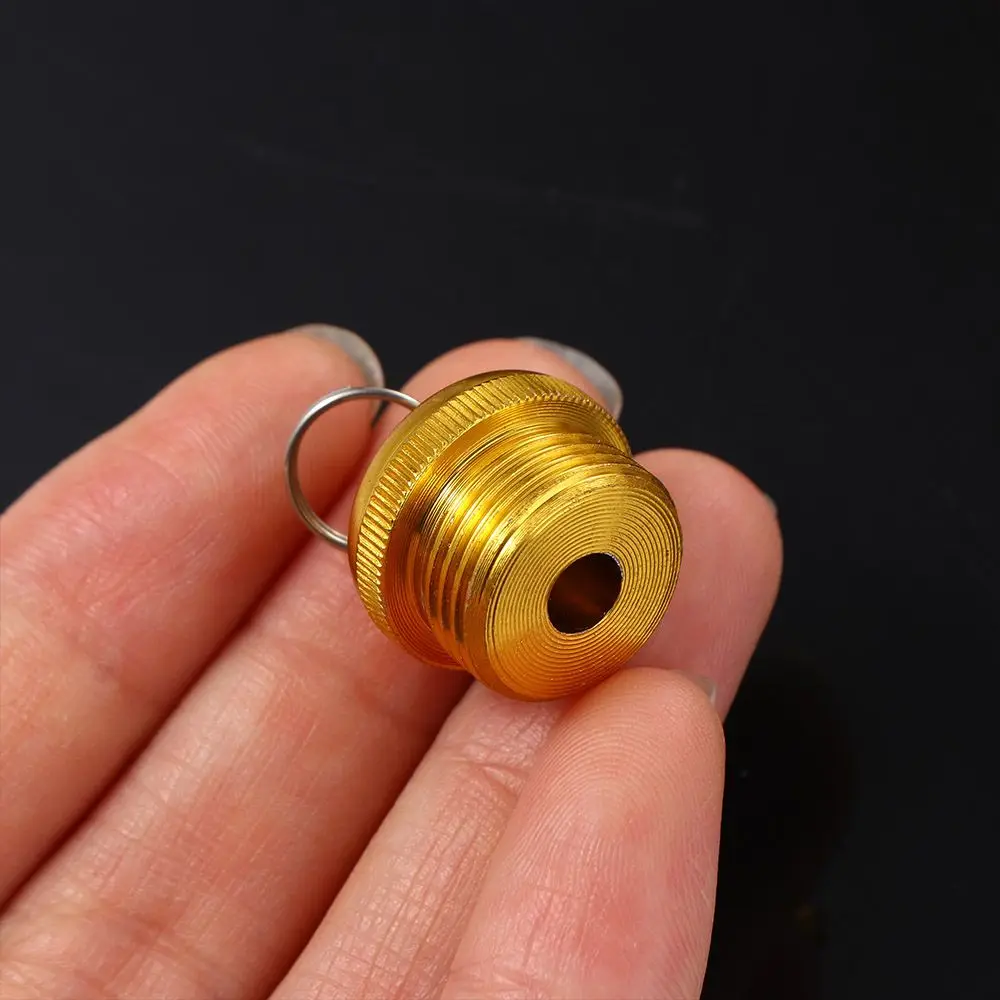 Metal Fishing Rod Cover Gold Aluminum Alloy Rod Bottom Protector Rod Stopper Screw Pole Butt Caps Fishing Rod Rear Plug