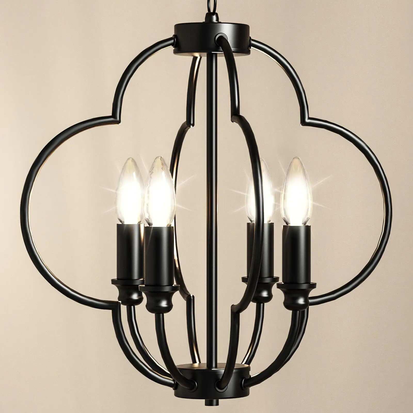 

Farmhouse Oval Candle Chandelier Light, Ceiling Light, Pendant Lamp for Living Room, Dining Room, Hallway