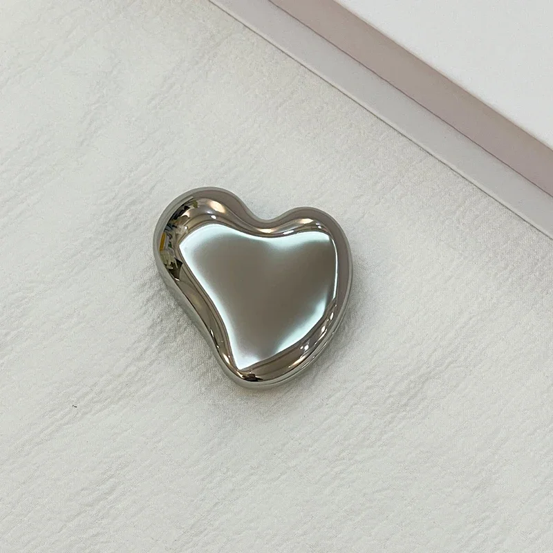 Heart Shape Makeup Mirror Girl Cute Small Mirror Portable Student Rotating Mirror Cosmetic Beauty Tools Handheld