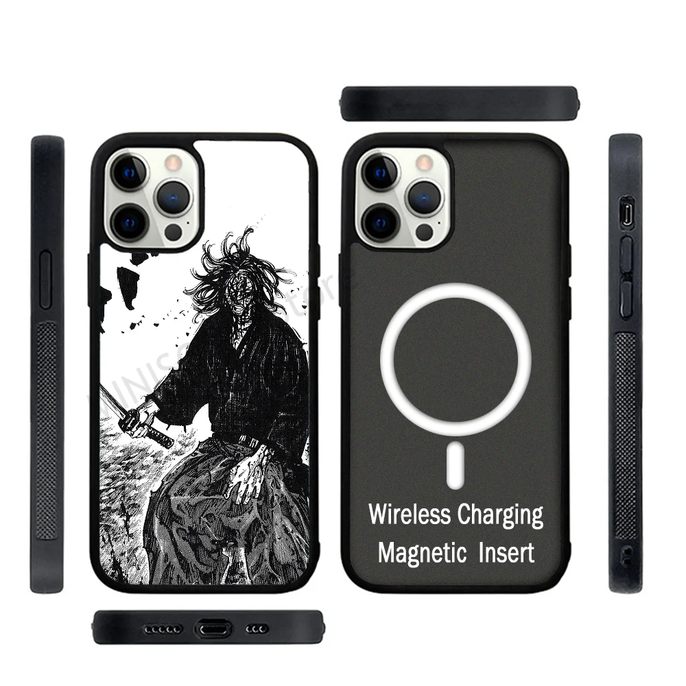 

Vagabond Manga Phone Case Strong Magnetic For IPhone 15 14 13 Pro Max 11 12 Mini For Magsafe