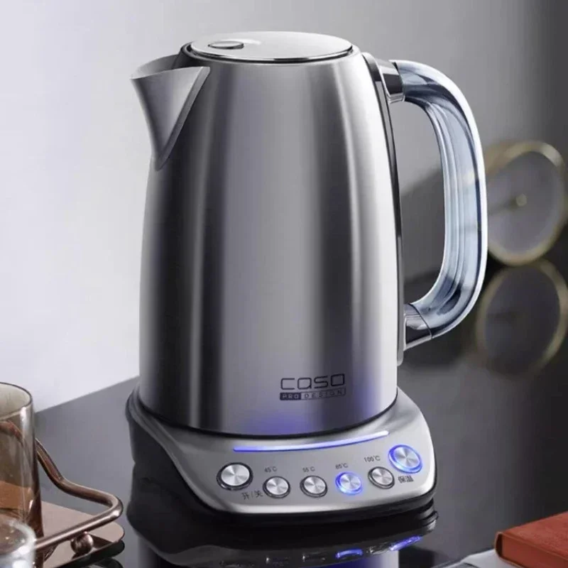 1.7L Electric Kettle Temperature Control 220V 304 Stainless Steel Thermal Home Samovar Insulation Kettle Bouilloire Électrique