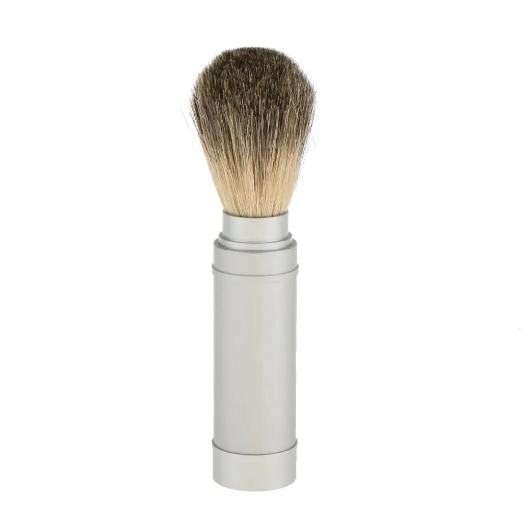 High Quality Shaving Brush in Beard Shave Brush Tool Tube Case Perfect