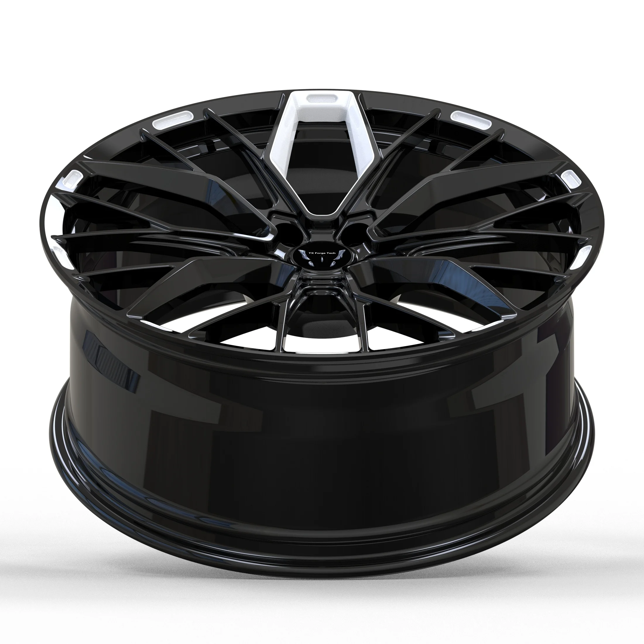 Bestselling Modified Aluminum Alloy Car Wheel Off-Road Trailer Forged Multi-Spoke Design Car Wheel