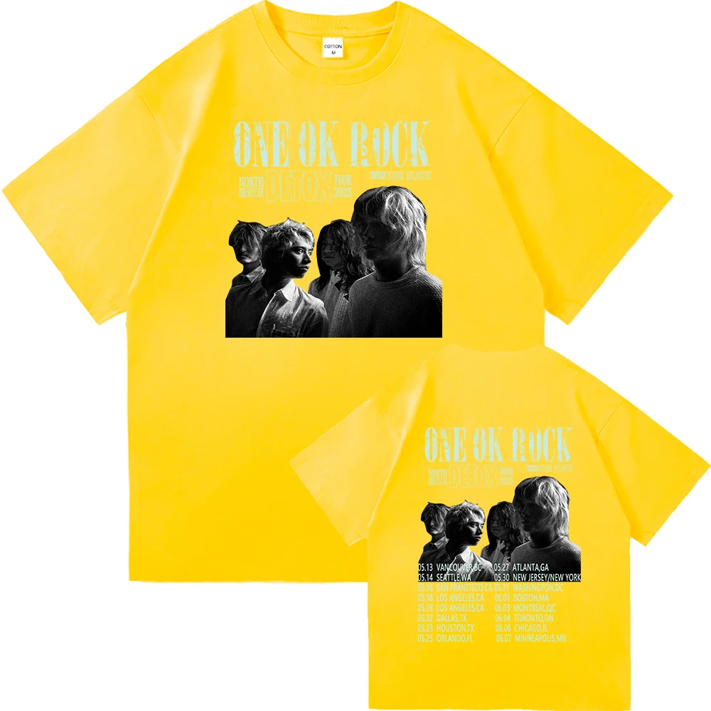 One Ok Rock DETOX Tour 2025 TShirt Fashion Men/women Clothing