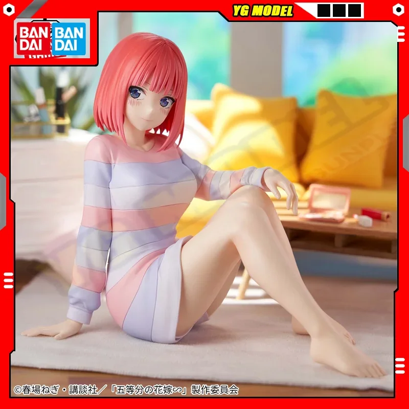 

BANDAI The Quintessential Quintuplets Nakano Nino Action Figures Model Relax Time BANPRESTO Amusement Figures Toys Original