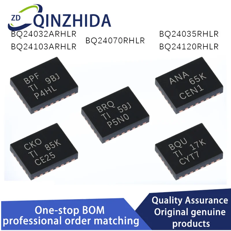 5-10Pcs/Lot BQ24035 BQ24120 BQ24103A BQ24070RHLR BQ24032ARHLR QFN20 Electronic Components IC Chips