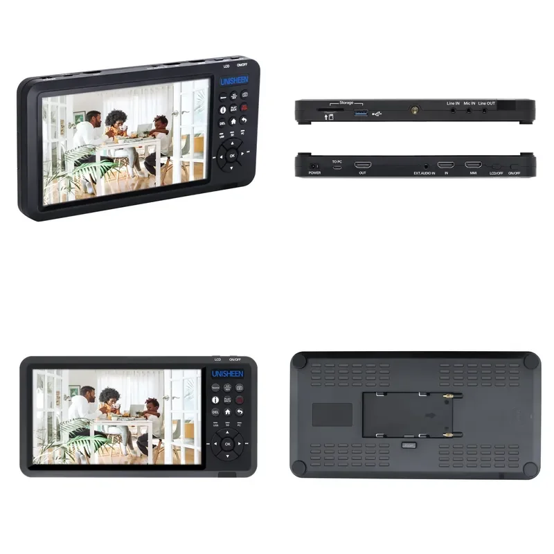 2026 Hot Sale Unisheen UR500A StandAlone UHD Recording 1080p Switchable Screen VGA DVI YPbPr Digital