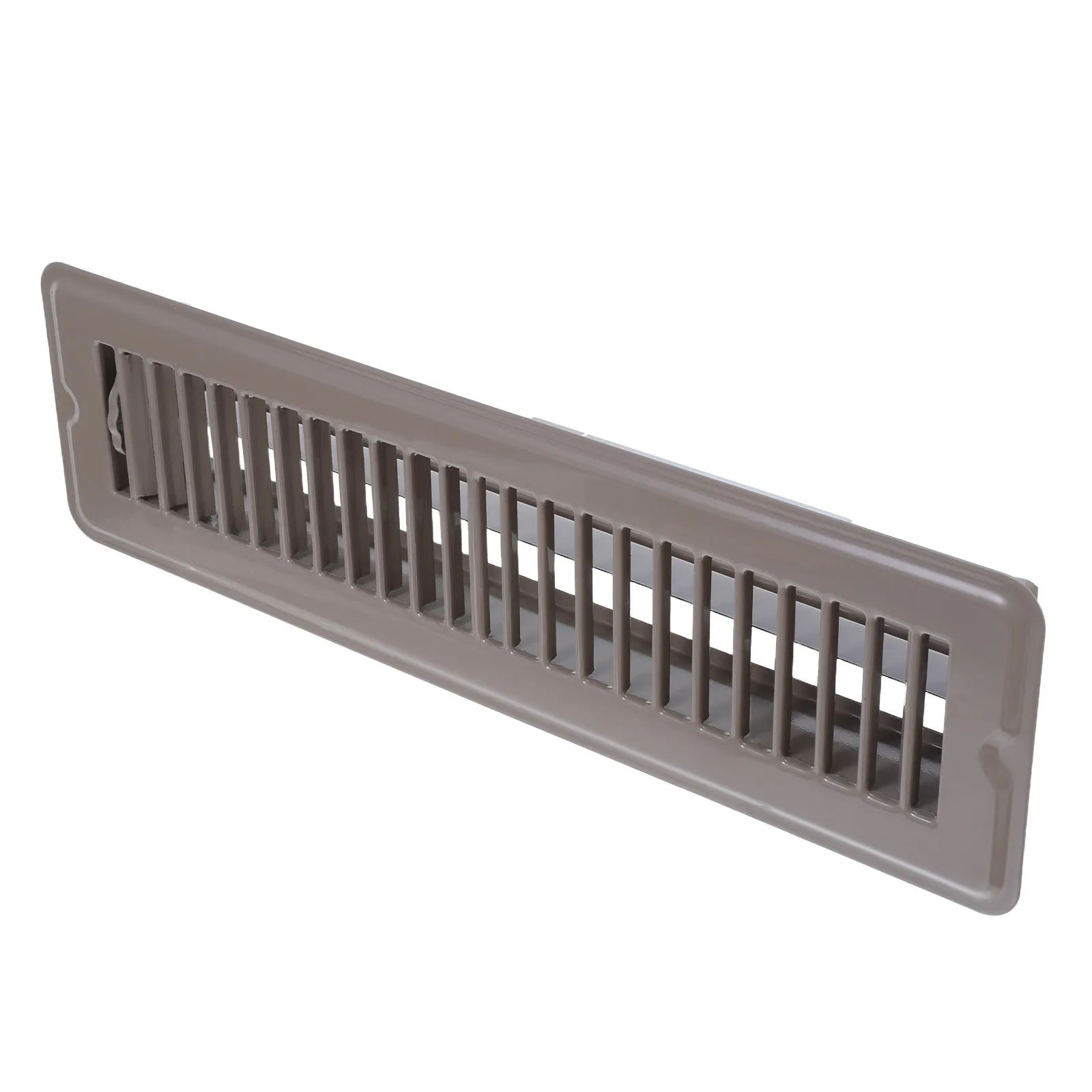 2x12 Inch Premium Metal Floor Register Cover Strong Construction Modern Style Adjustable Louvers for Floor Air Vent Covers