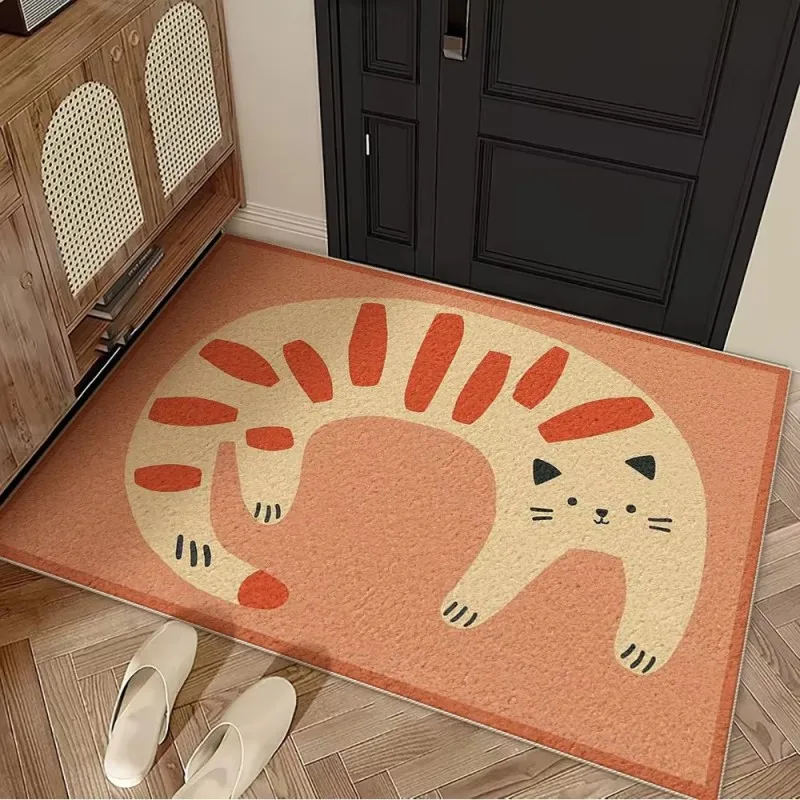 VIKAMA Children's Cartoon Animal Floor Mat—Noise-Reducing, Non-Slip Home Decor for Children's Rooms and Bedroom Entrances